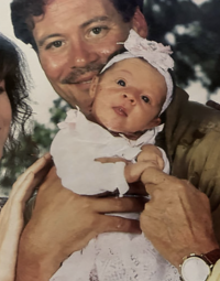 Gina, Chris, and Jack with newborn granddaughter Sydney